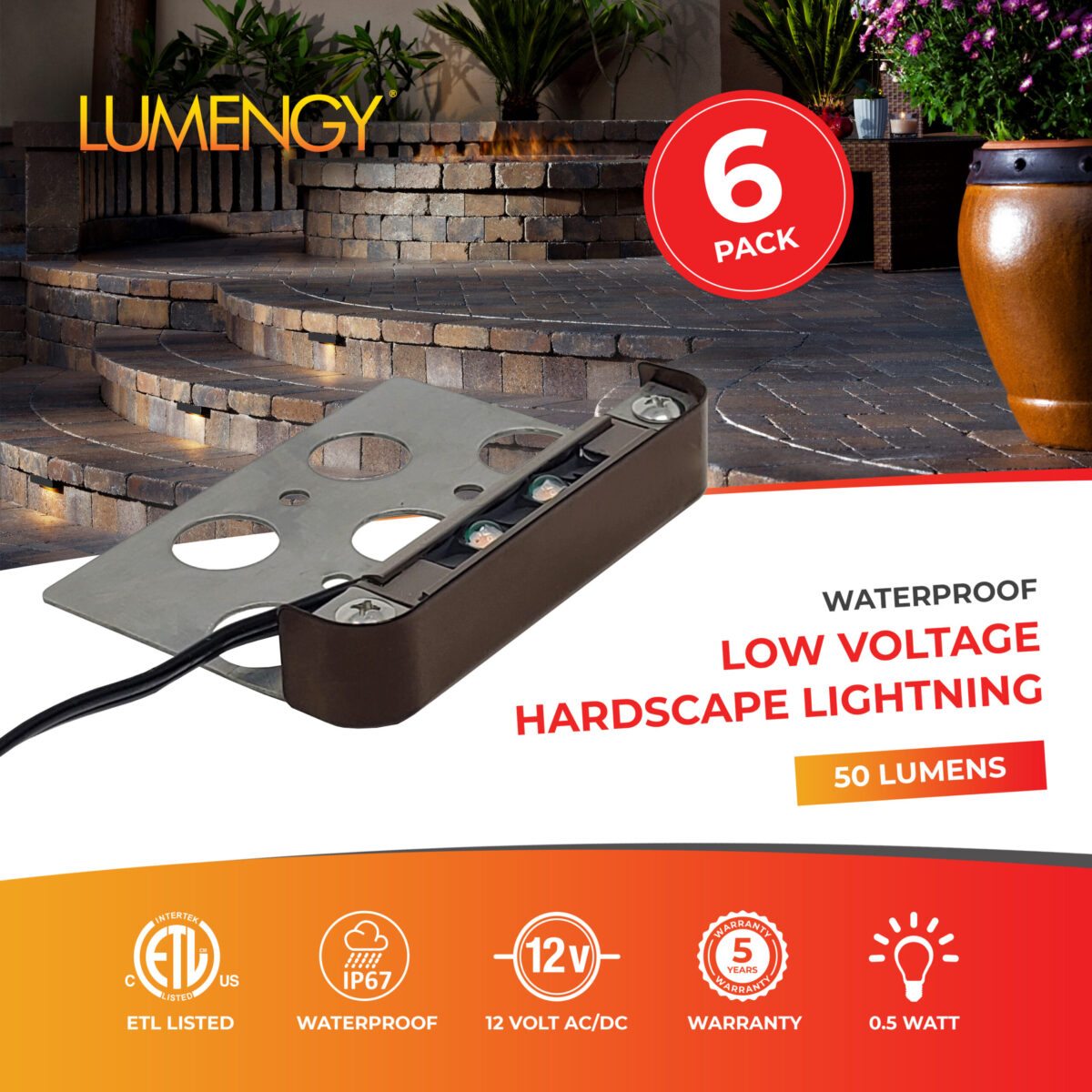 Lumengy LED Pavers Hardscape Lights