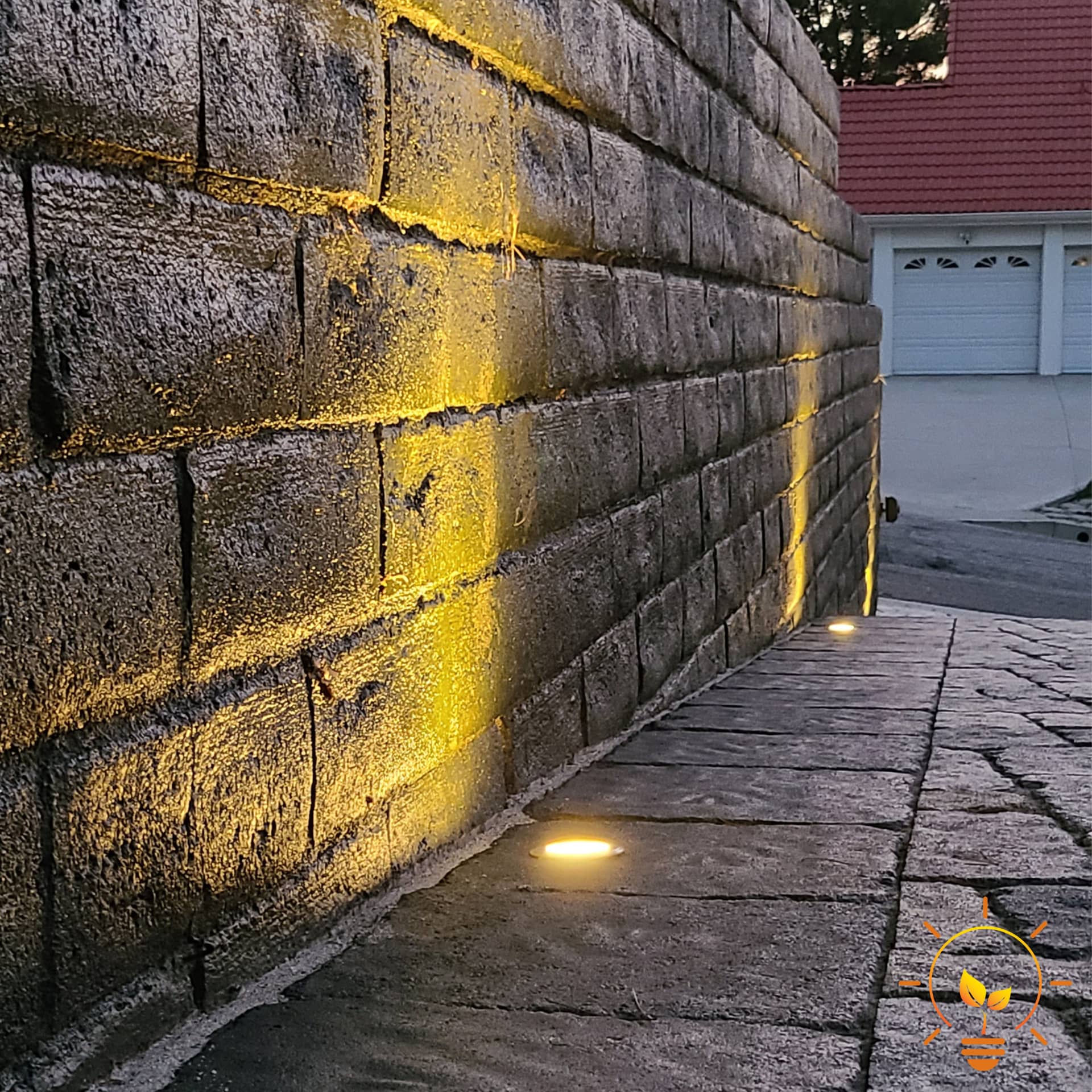 6-Pack 10W LED In-Ground Landscape Lighting, Low Voltage.