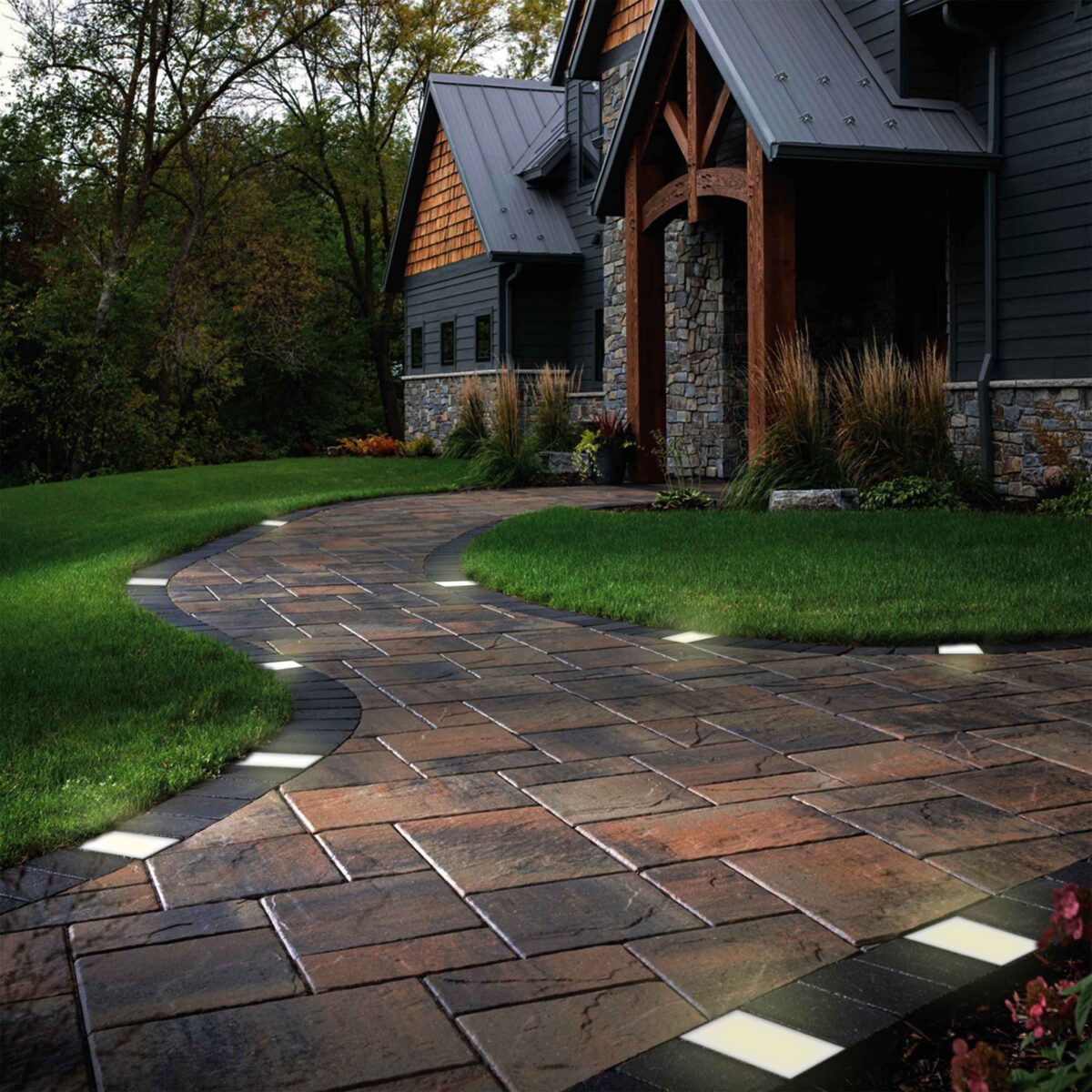 Patio brick lights deals