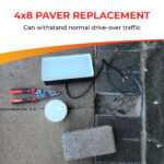 Paver Light 4×8 Inch, 2700K Brick Lighting For Pavers, Driveway, Pathway Patio, & Garden, 12V Waterproof IP67, Drive-Over Rated - Image 8