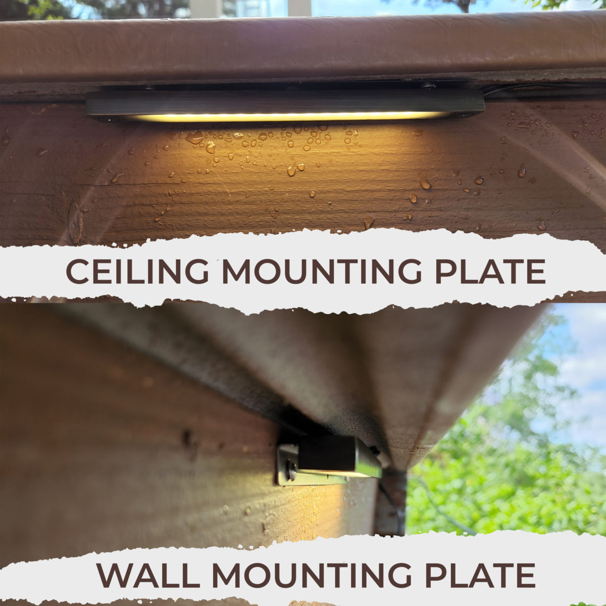 Versatile Mounting Plates - Ceiling and Wall