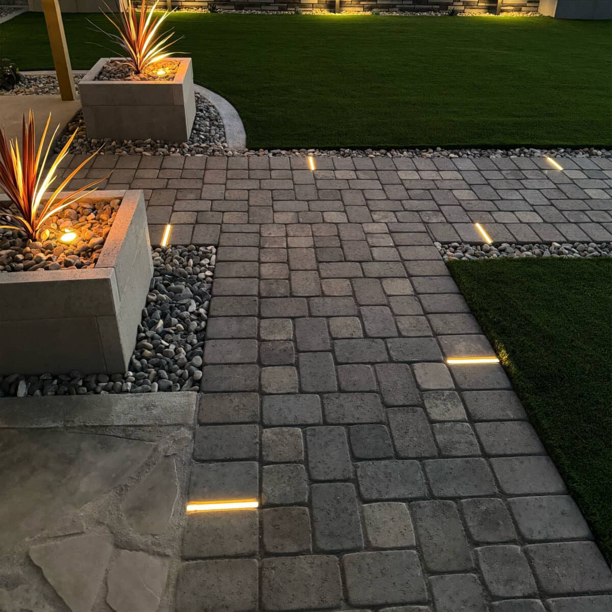 Lumengy Paver Lights Super Slim 1 - Sleek and Modern Outdoor Lighting