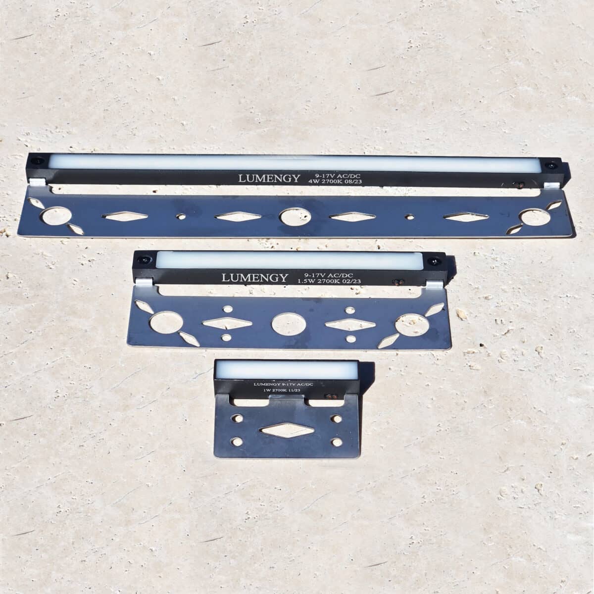 Lumengy Super Slim Hardscape Lights, 3-inch, available in a 7-pack, offer a sleek and efficient lighting solution for outdoor spaces.