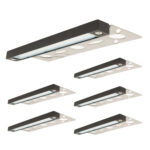 7 inch 3w Super Slim Aluminum LED Hardscape lights, 5000K For Retaining Walls, Paver Steps & Ceiling (6-Pack)