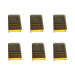 Mini Deck Down Light, For Steps, Posts, Fence, Walls, 12V Low Voltage, IP67 Waterproof, Solid Brass, Warm White 2700K (6-Pack)