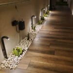 3W LED Landscape Bollard Path Light, Modern Curved Design, 12V Low Voltage, IP67 Waterproof, for Pathways, Driveways and Walkways, Brown Finish (4 Pack) - Image 3