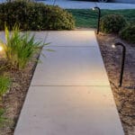 3W LED Landscape Bollard Path Light, Modern Curved Design, 12V Low Voltage, IP67 Waterproof, for Pathways, Driveways and Walkways, Brown Finish (4 Pack) - Image 5