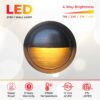 1-4 Watts Half Moon Deck Light For Low Voltage Landscape Lighting Dimmable 4-Way Brightness Solid Brass (6-Pack) - Image 2