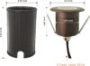LED In-Ground Pavers Ambiance Lights, Ring Light Effect. Ideal for Decks, Driveways, Patios, Brown Color, 6-Pack - Image 4