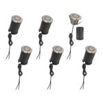 LED In-Ground Pavers Ambiance Lights, Ring Light Effect. Ideal for Decks, Driveways, Patios, Stainless Steel Color, 6-Pack