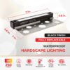 7 inch 3W Black Replaceable LED Hardscape lights, 2700K, Best For Paver Steps, Retaining Walls & Outdoor Step Lighting (6-pack) - Image 3