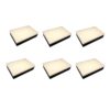 6-Pack Paver Light 6×9 Inch, 2700K Brick Lighting For Pavers, Driveway, Pathway Patio, & Garden, 12V Waterproof IP67, Drive-Over Rated