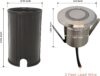 LED In-Ground Pavers Ambiance Lights, Ring Light Effect. Ideal for Decks, Driveways, Patios, Stainless Steel Color, 6-Pack - Image 6