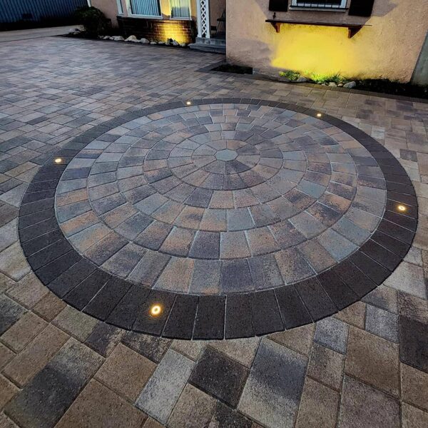 LED In-Ground Pavers Ambiance Lights, Ring Light Effect. Ideal for Decks, Driveways, Patios, Stainless Steel Color, 6-Pack - Image 10