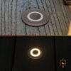 LED In-Ground Pavers Ambiance Lights, Ring Light Effect. Ideal for Decks, Driveways, Patios, Brown Color, 6-Pack - Image 8