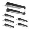7 inch LED Hardscape Light, 1-3 Watts Dimmable, 5000K, Easy Replaceable Feature, 3 Mounting Plates For Retaining Walls & Outdoor Paver Steps Lighting, 50K Hours Lifespan, Black Finish (6-pack) - Image 3