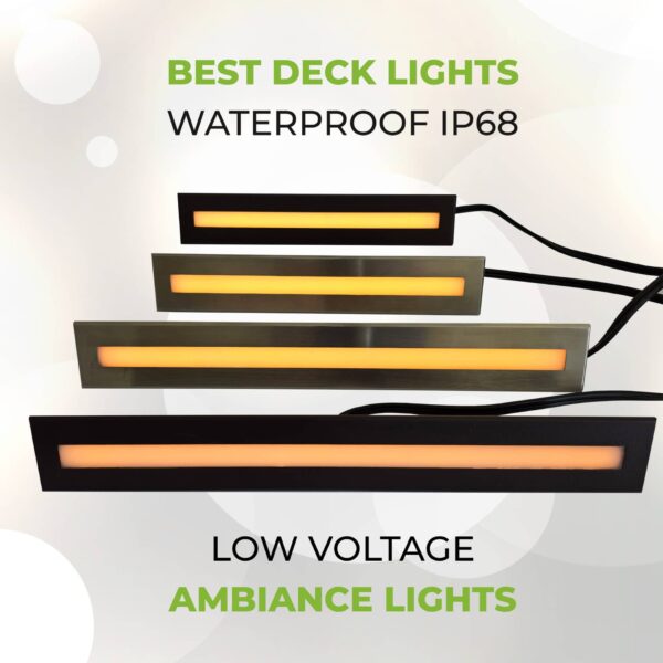 Deck & Paver Light 0.5x9 Inch 2700K For Driveway, Pathway, Patio & Garden, 12V Waterproof  IP68, Drive-Over Rated, Stainless Steel Finish - Image 9