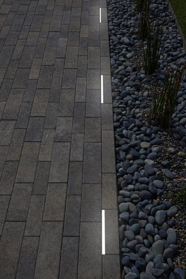 Paver Light Slim 0.5x12 Inch 5000K Glare-Free Brick Lighting For Pavers, Walls, Driveway, Pathway & Garden,  12V Waterproof, Drive-Over Rated - Image 4