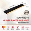 Paver Light Slim 0.5x14 Inch 2700K Brick Lighting For Pavers, Driveway, Pathway Patio, & Garden, 12V Waterproof IP67, Drive-Over Rated - Image 3