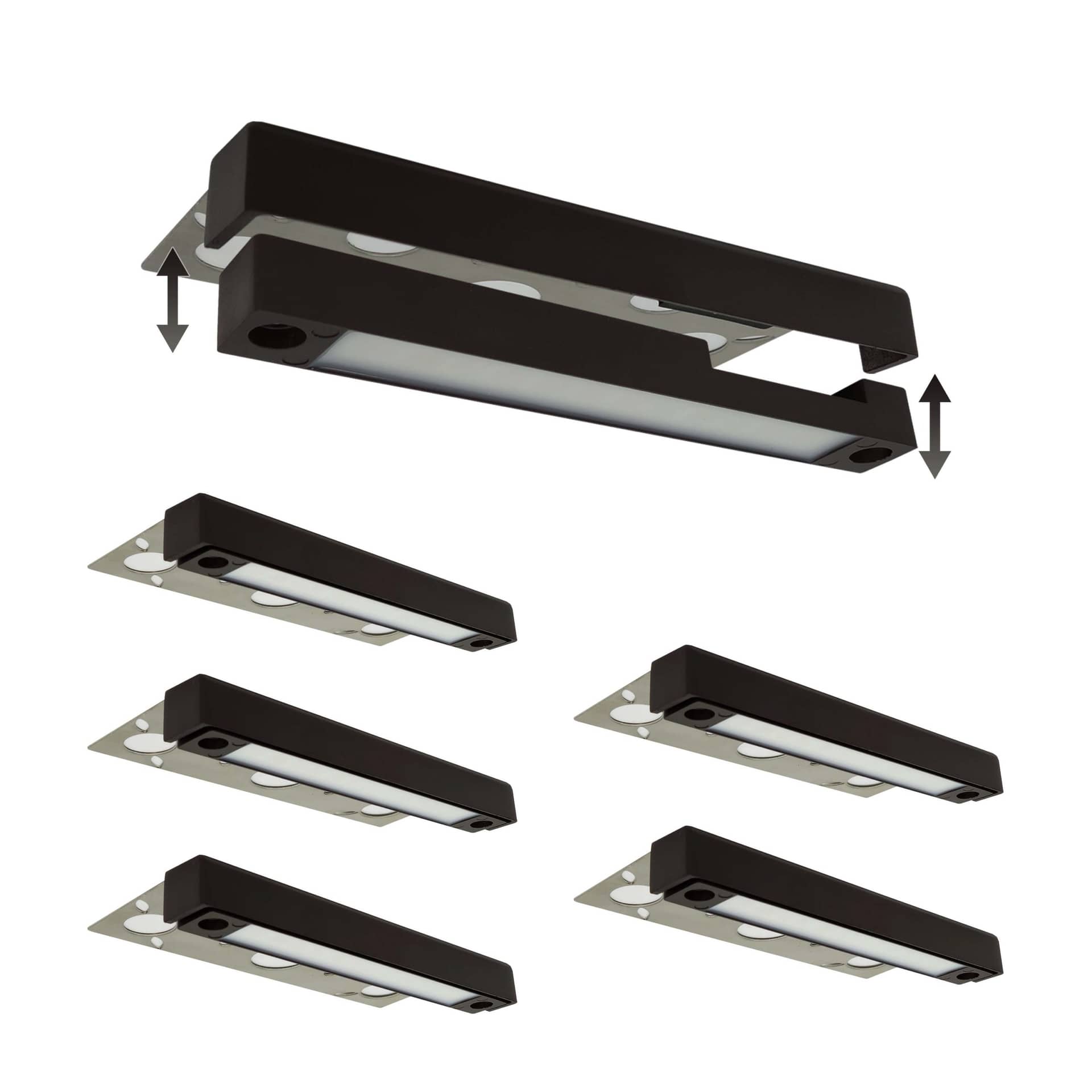 Lumengy-2w-replaceable-hardscape-lights-for-steps-walls2-scaled-1.jpg 7 inch 3W Black Replaceable LED Hardscape lights, 2700K, Best For Paver Steps, Retaining Walls & Outdoor Step Lighting (6-pack) - Image 1