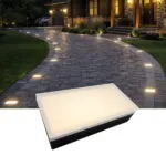 Paver Light 6×9 Inch, 2700K Brick Lighting For Pavers, Driveway, Pathway Patio, & Garden, 12V Waterproof IP67, Drive-Over Rated