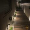 3W LED Landscape Bollard Path Light, Modern Curved Design, 12V Low Voltage, IP67 Waterproof, for Pathways, Driveways and Walkways, Black Finish (4 Pack) - Image 6
