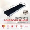 Paver Light 0.5x8 Inch 5000K Brick Lighting For Pavers, Driveway, Pathway Patio, & Garden, 12V Waterproof IP67, Drive-Over Rated - Image 2