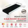 Paver Light 0.5x6 Inch 5000K Brick Lighting For Pavers, Driveway, Pathway Patio, & Garden, 12V Waterproof IP67, Drive-Over Rated - Image 3