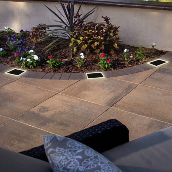 Solar Paver Light 4×8 inch, 2700K Warm White, Up to 12 Hours of Continuous Lighting, Stainless Steel, Glare-Free for Driveways & Garden, Waterproof & Drive-Over - Image 3