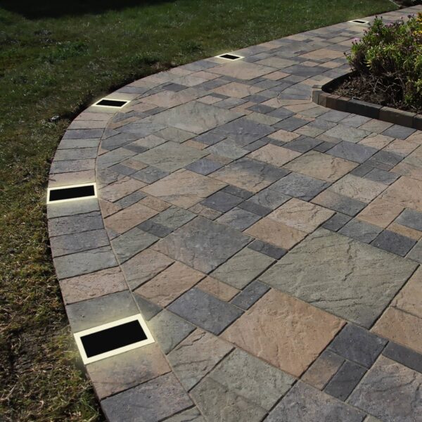 Solar Paver Light 4×8 inch, 2700K Warm White, Up to 12 Hours of Continuous Lighting, Stainless Steel, Glare-Free for Driveways & Garden, Waterproof & Drive-Over - Image 13