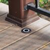 LED In-Ground Pavers Ambiance Lights, Ring Light Effect. Ideal for Decks, Driveways, Patios, Brown Color, 6-Pack - Image 2