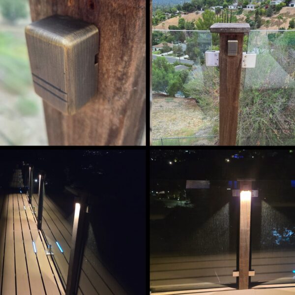 Mini Deck Down Light, For Steps, Posts, Fence, Walls, Solid Brass, Warm White 2700K, 12V, IP67 Waterproof (6-Pack) - Image 7