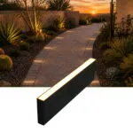 Paver Light 0.5x9 Inch 2700K Brick Lighting For Pavers, Driveway, Pathway Patio, & Garden, 12V Waterproof IP67, Drive-Over Rated