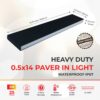 Paver Light Slim 0.5x14 Inch 5000K Brick Lighting For Pavers, Driveway, Pathway Patio, & Garden, 12V Waterproof IP67, Drive-Over Rated - Image 2